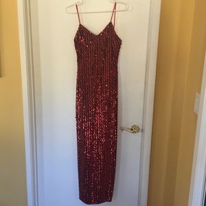 L.A. Glo Red Evening Gown